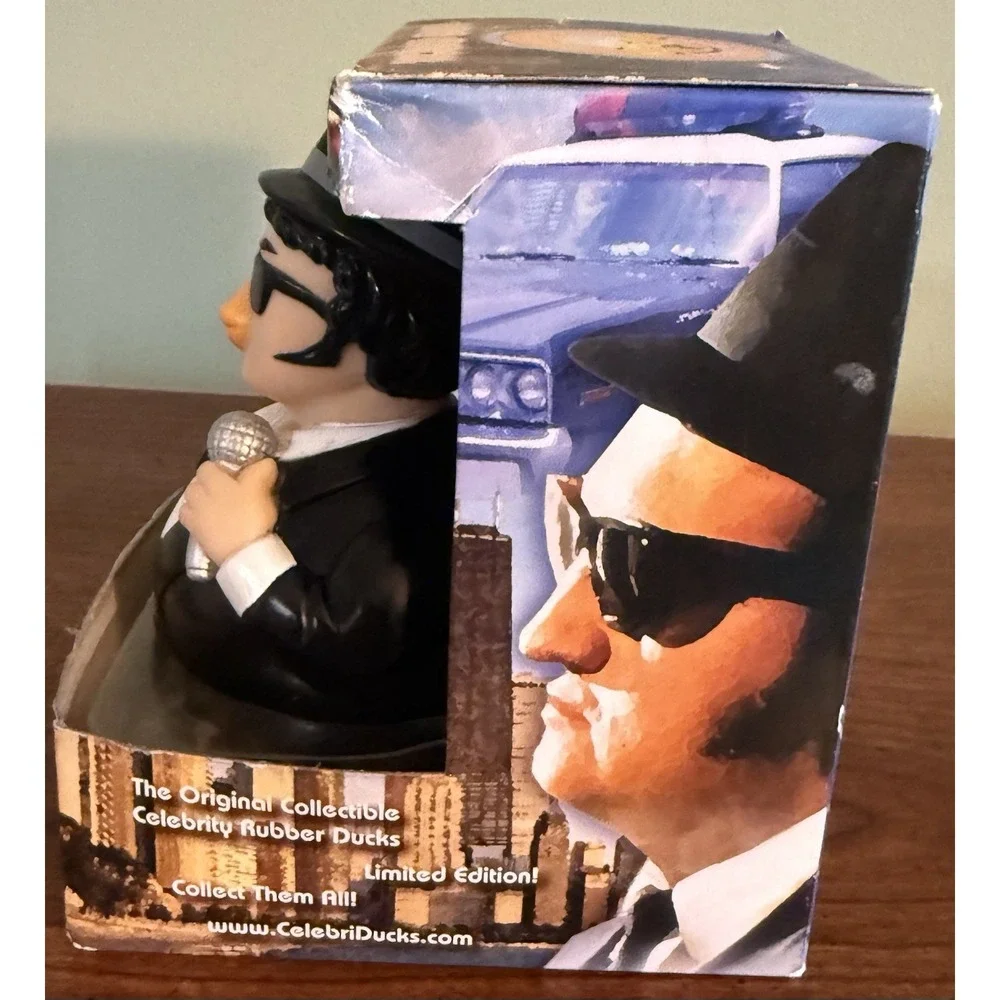 Blues Brothers Rubber Duck Figure Jake Blues Limited Edition‎ CelebriDucks New